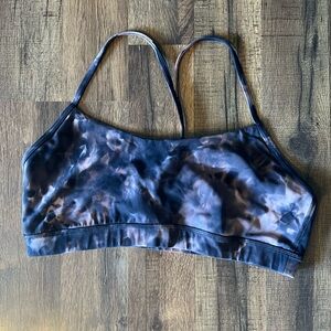 Lululemon Flow Y Bra - Diamond Dye Pink Pastel